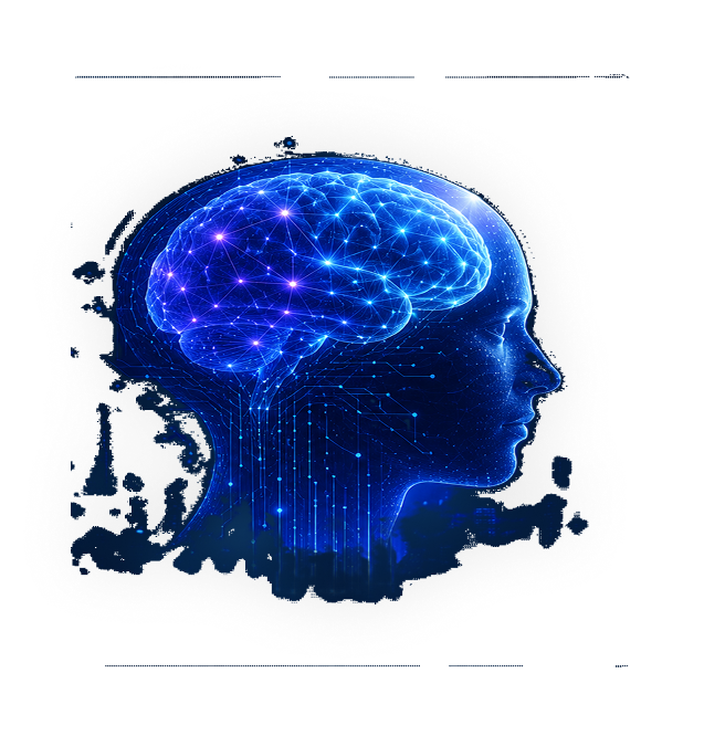 AI brain visualization